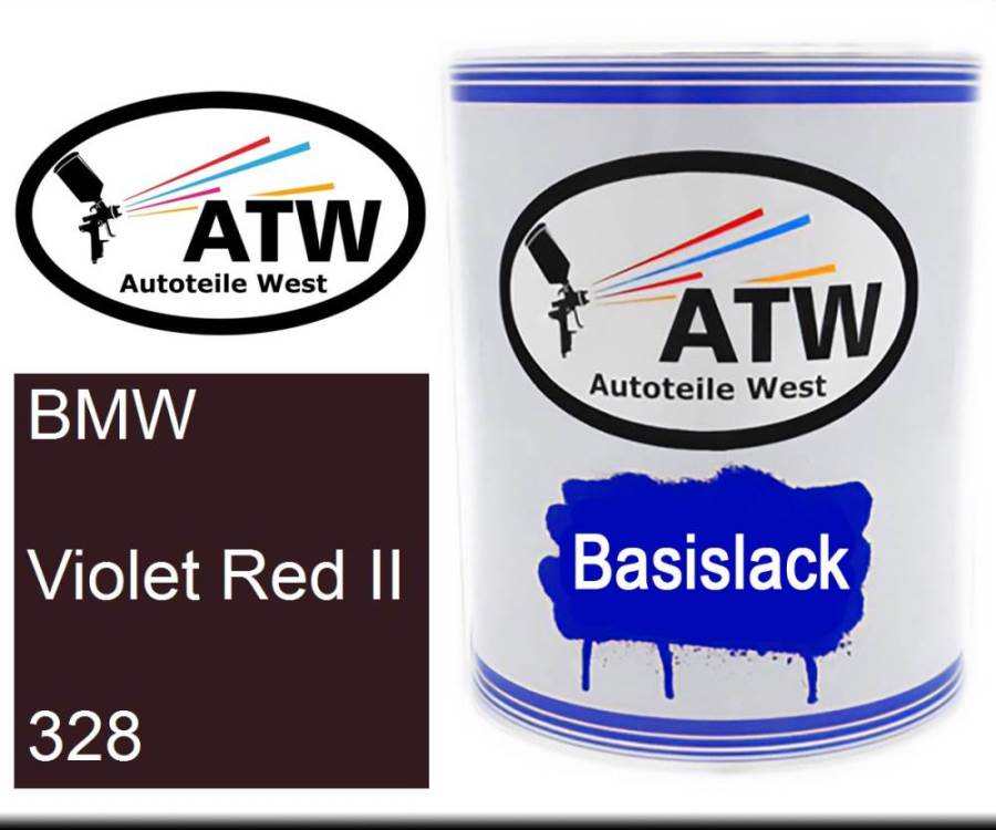 BMW, Violet Red II, 328: 1L Lackdose, von ATW Autoteile West.